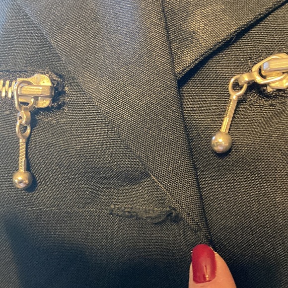 Marmie West black polyester skirt set size 4 - Picture 7 of 10